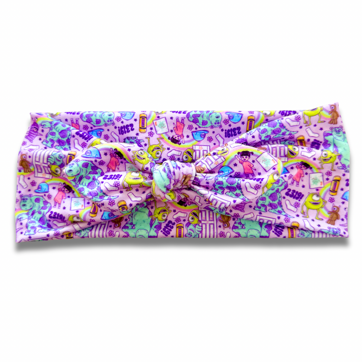 Monsters Sweetheart Headband (or removable tie option) Sewing Sweethearts Sweetheart with Removable Tie