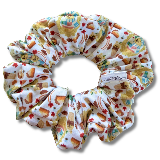 Fall Bear (v.2) Scrunchie Sewing Sweethearts