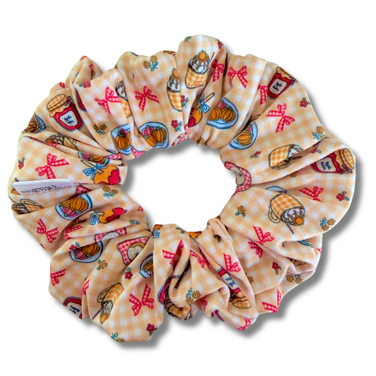 Fall Picnic Scrunchie Sewing Sweethearts