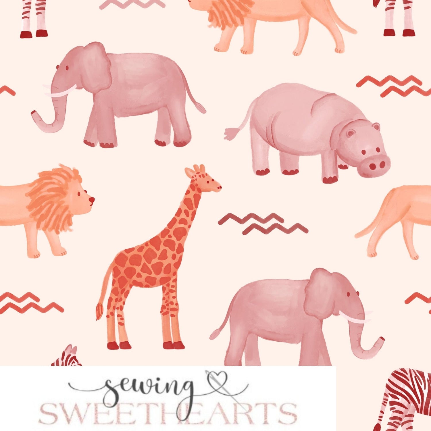 Jungle Minky Blanket PREORDER (~4 weeks before shipping) Sewing Sweethearts