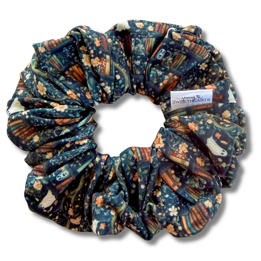 Haunted Books Scrunchie Sewing Sweethearts