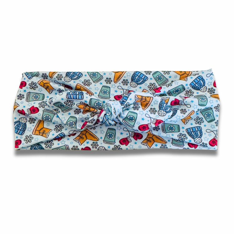 Winter Girl Sweetheart Headband (or removable tie option)