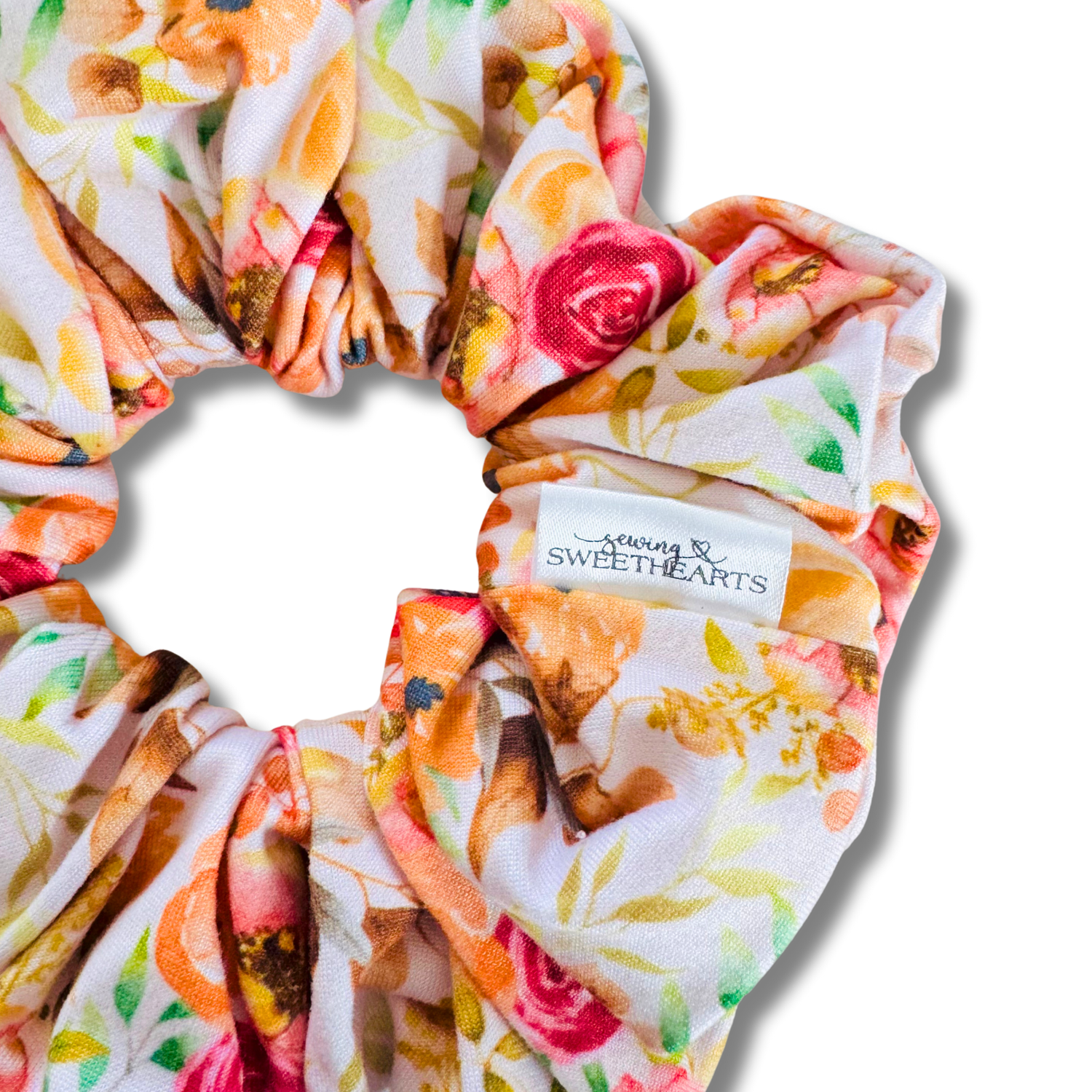 Golden Sunrise Scrunchie Sewing Sweethearts