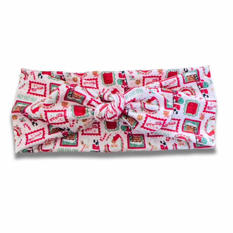 Santa Claus is Coming to Town Sweetheart Headband (or removable tie option)