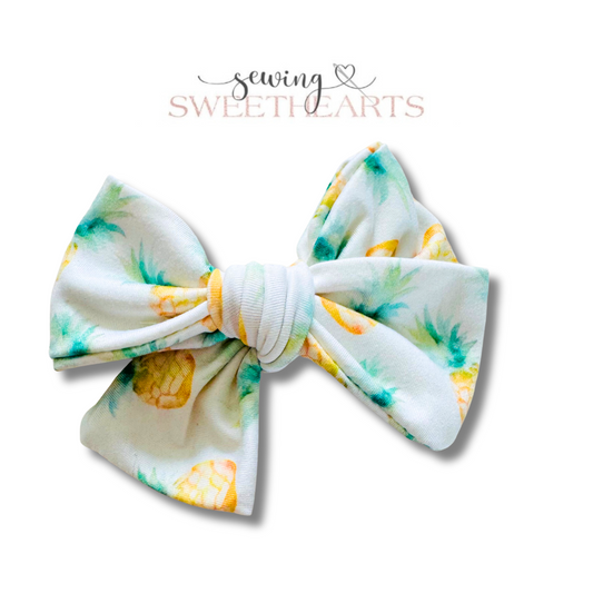 Pineapples Bow Sewing Sweethearts