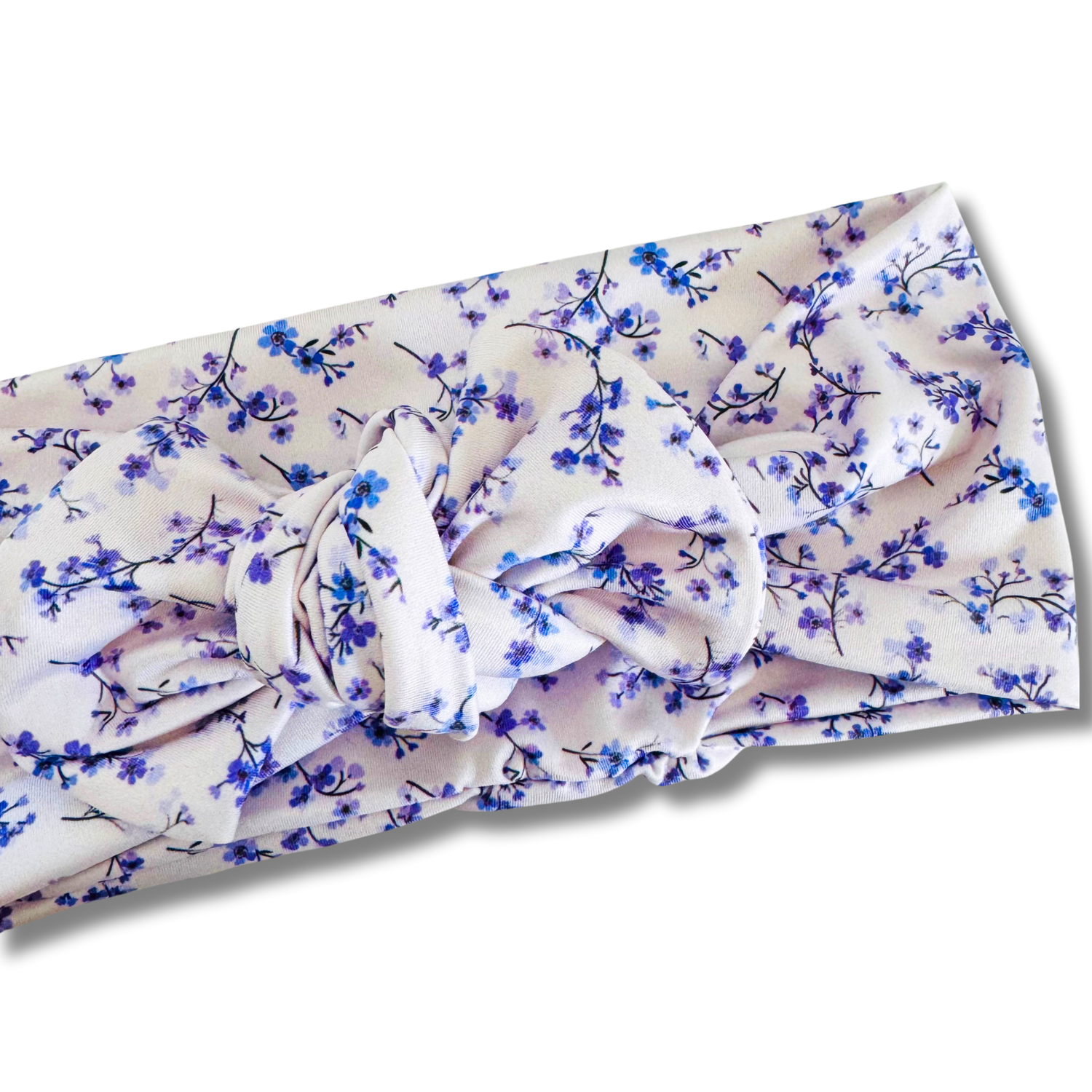 Mini Purple Flowers Sweetie Headband Sewing Sweethearts
