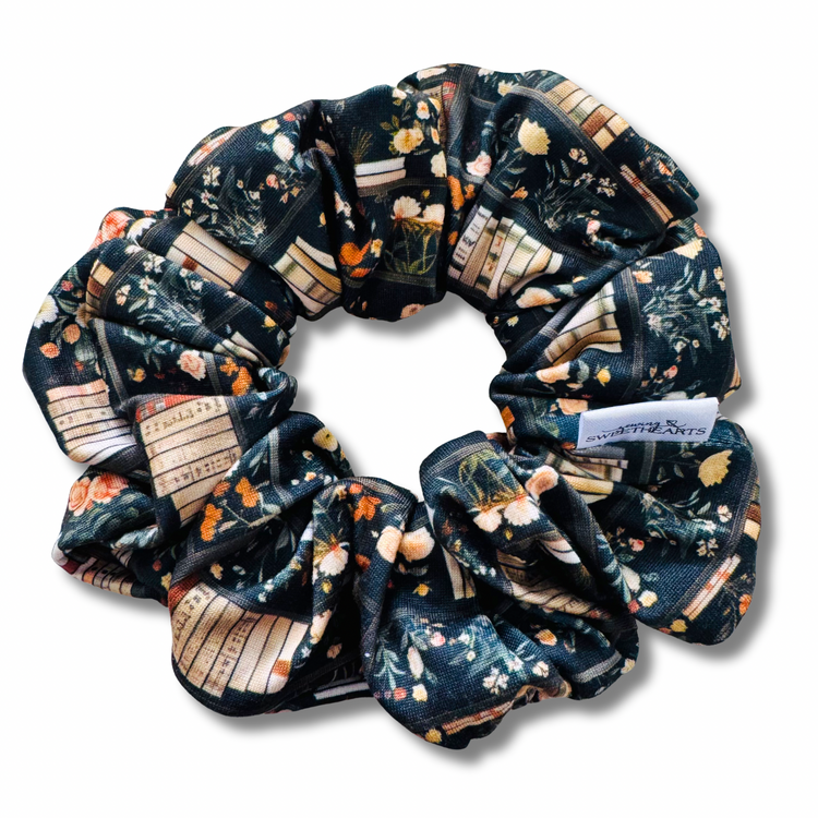 Library Garden Scrunchie Sewing Sweethearts
