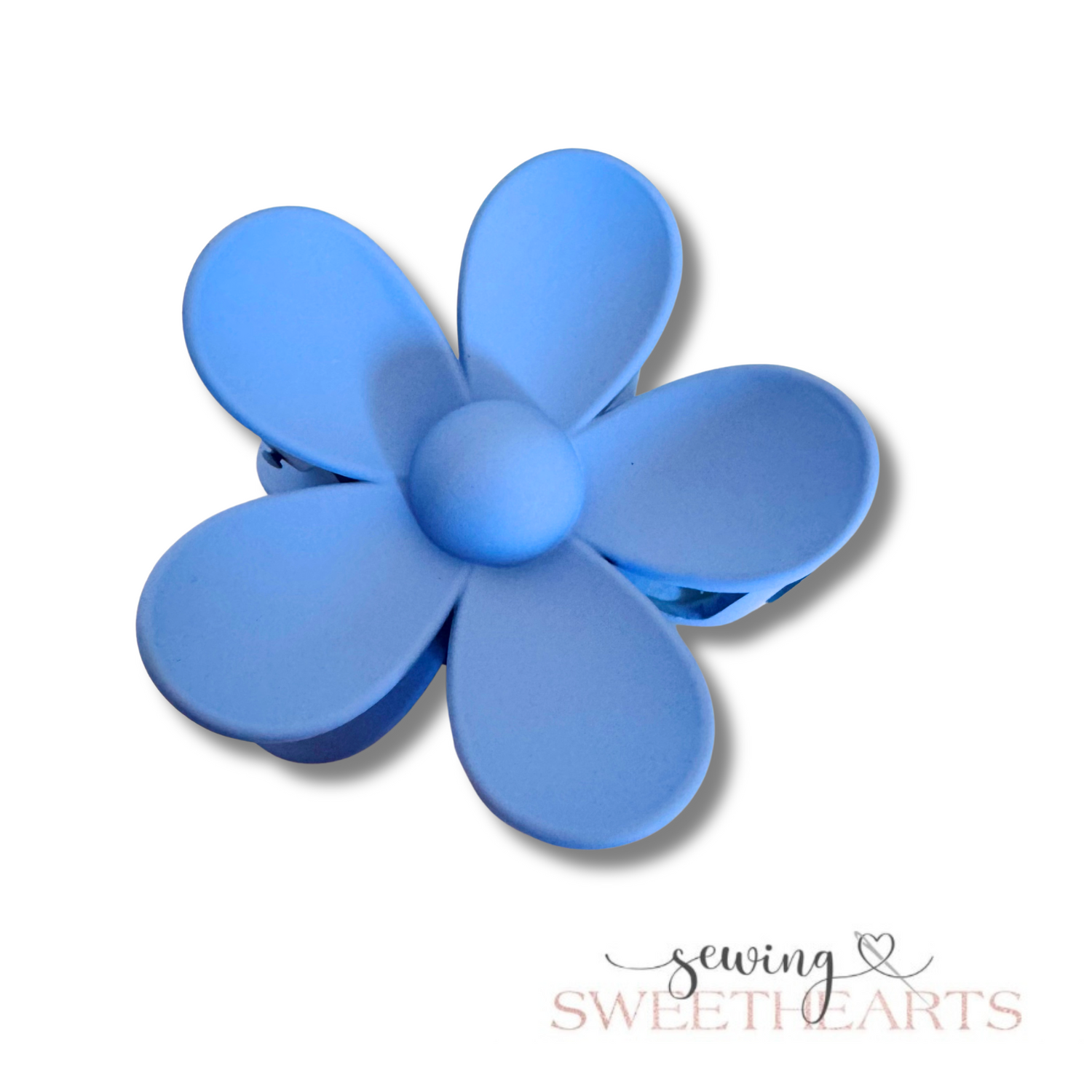Daisy Claw Clips Sewing Sweethearts Blue