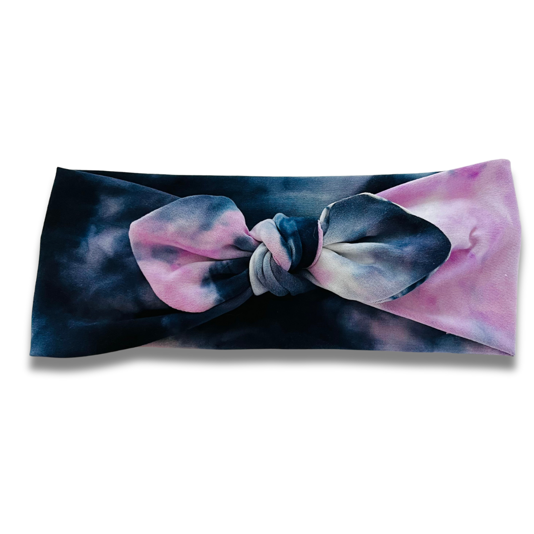 Blue & Purple Tie Dye Sweetheart (or removable tie option)  Sewing Sweethearts Sweetheart with removable tie  
