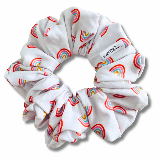 Somewhere Over The Rainbow Scrunchie Sewing Sweethearts