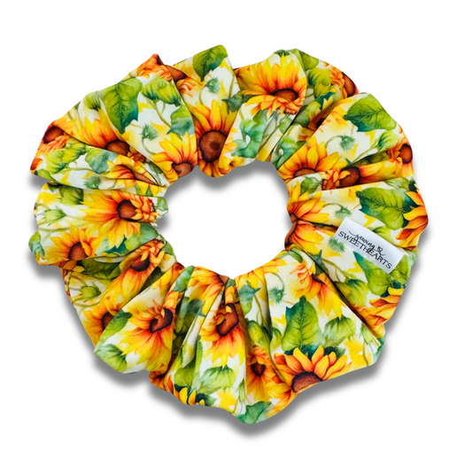 Sunflowers Scrunchie  Sewing Sweethearts   