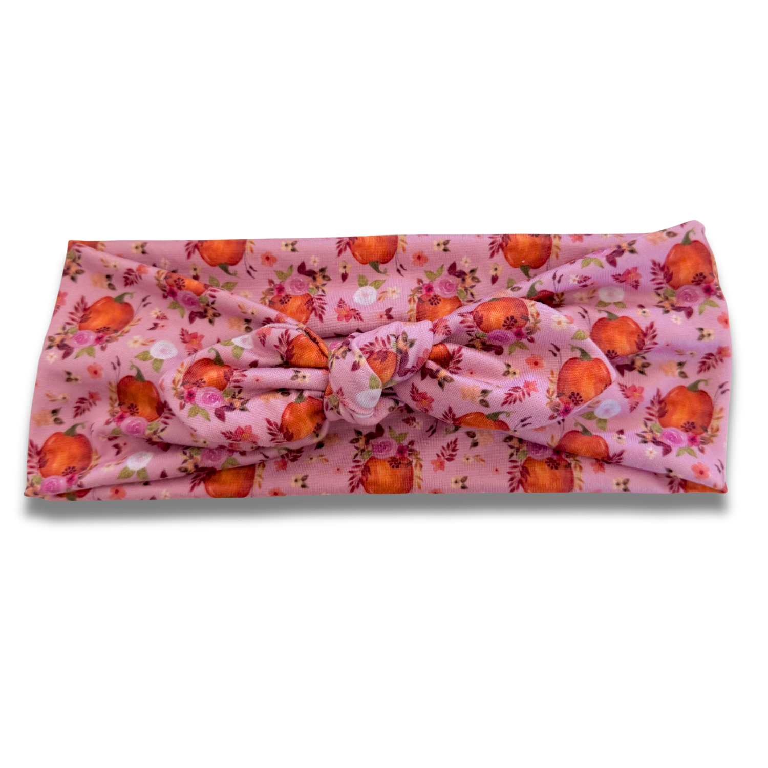 Mauve Pumpkin Patch Sweetheart Headband (or removable tie option) Sewing Sweethearts Sweetheart with Removable Tie