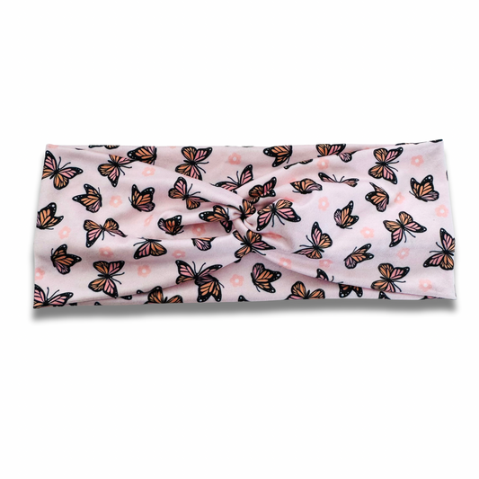 Butterflies Sweetheart Headband (or removable tie option) Sewing Sweethearts Sweetheart