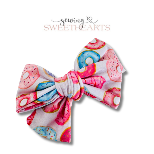 Donuts Bow Sewing Sweethearts