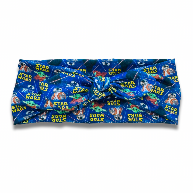 Galaxy Wars Sweetheart Headband (or removable tie option) Sewing Sweethearts Sweetheart with Removable Tie