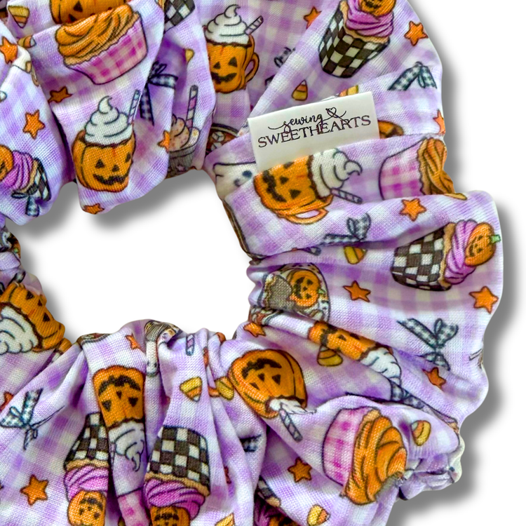 Halloween Picnic Scrunchie Sewing Sweethearts