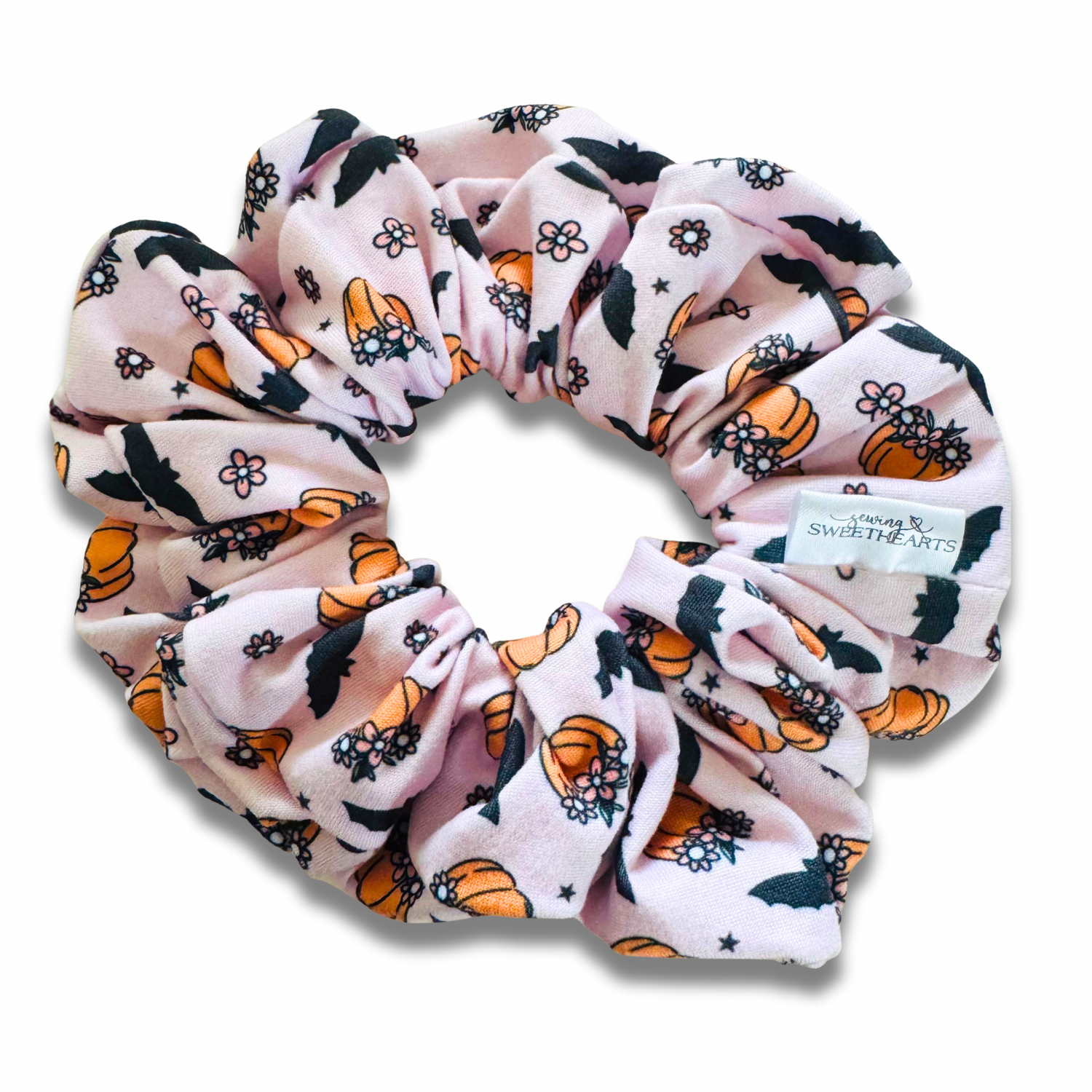 Batty Pumpkins Scrunchie Sewing Sweethearts