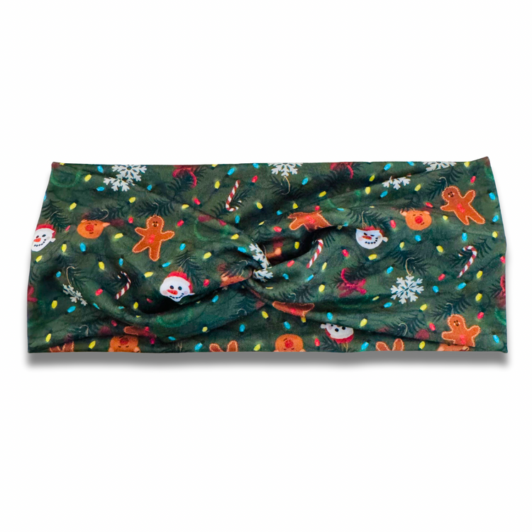 Sweetly Lit Christmas Sweetheart Headband (or removable tie option)