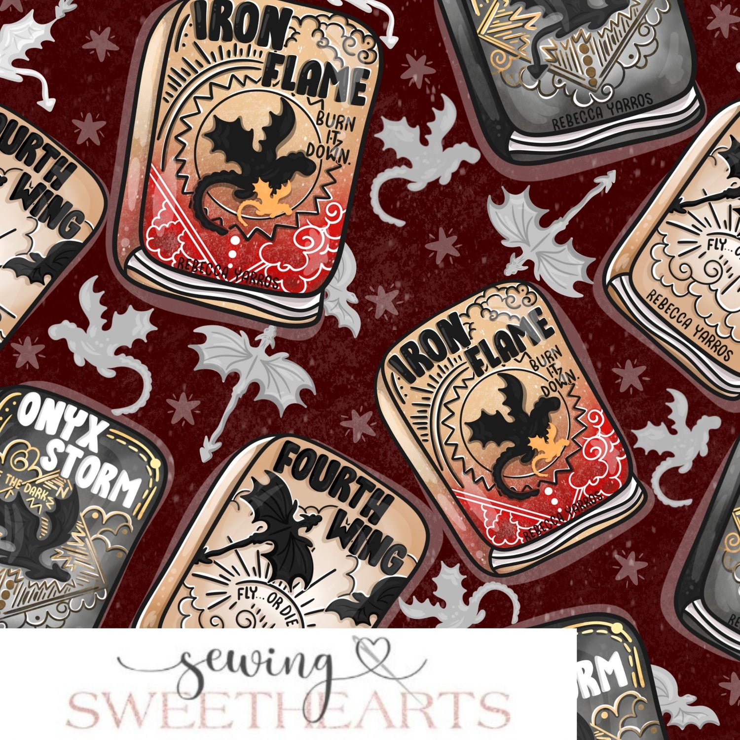 4th Wing (#3) Minky Blanket PREORDER (~4 weeks before shipping) Sewing Sweethearts
