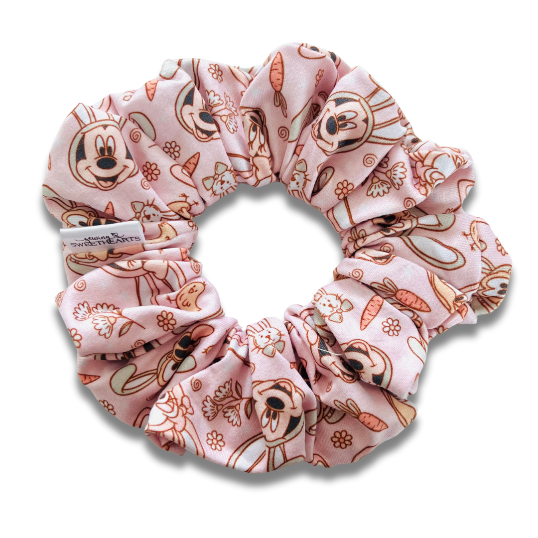 Bunny Mouse and Friends Scrunchie  Sewing Sweethearts   
