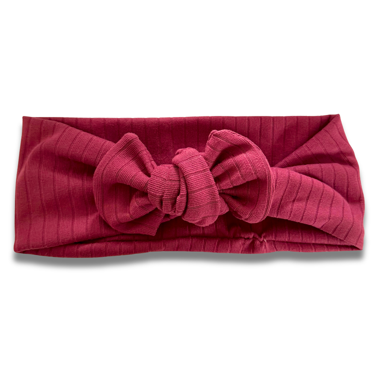 Rosewood Ribbed Sweetie Headband Sewing Sweethearts