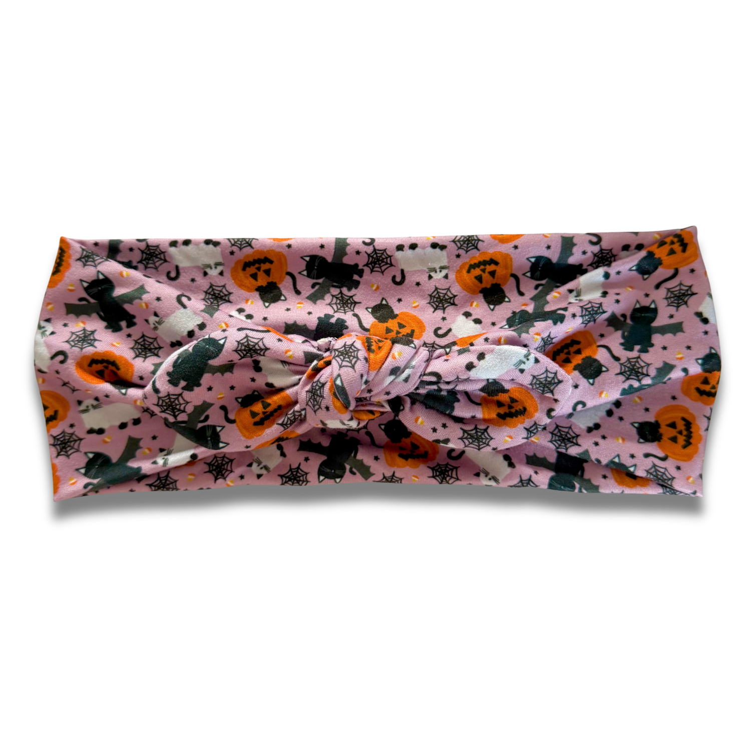 Spooky Cats Sweetheart Headband (or removable tie option) Sewing Sweethearts Sweetheart with Removable Tie