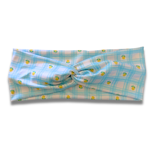 Lemon Picnic Sweetheart Headband (or removable tie option) Sewing Sweethearts Sweetheart