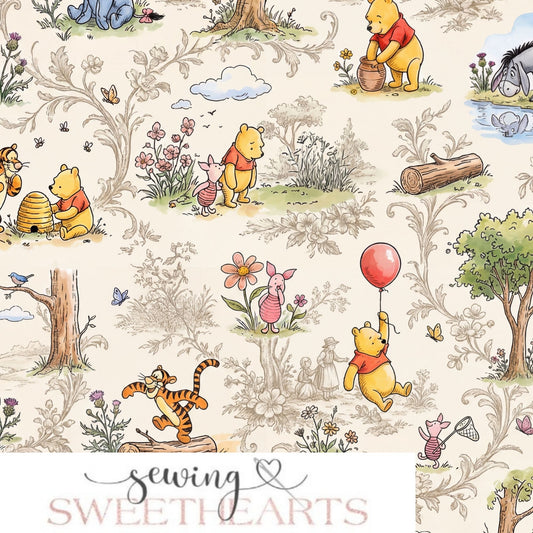 100 Acre Minky Blanket PREORDER (~4 weeks before shipping) Sewing Sweethearts