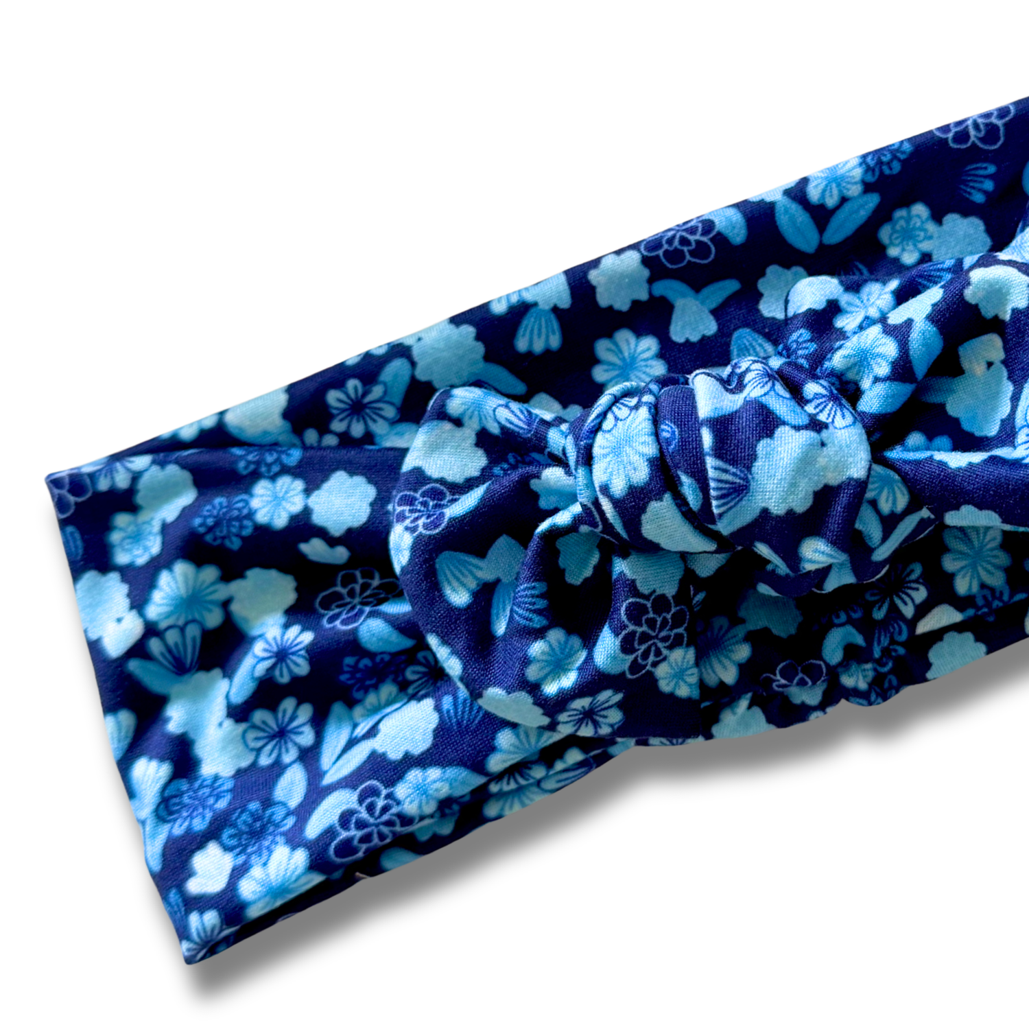 Mini Blue Blooms Sweetie Headband Sewing Sweethearts