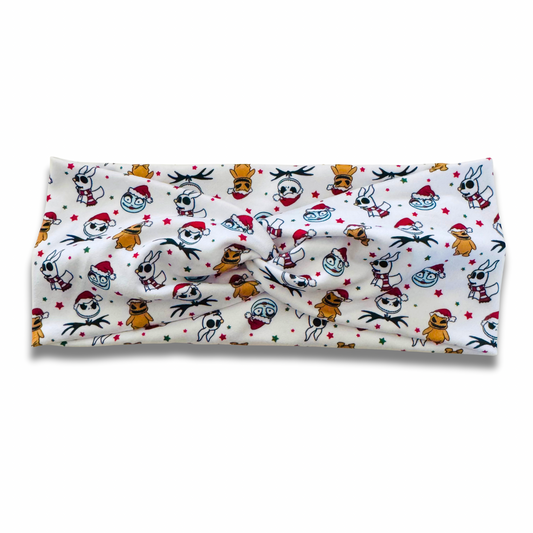 Christmas Town Sweetheart Headband (or removable tie option)