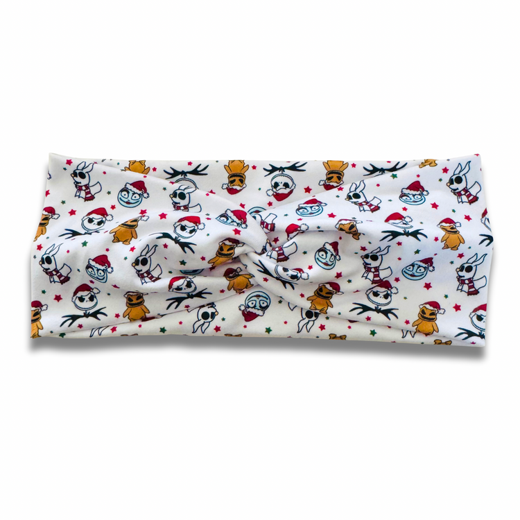 Christmas Town Sweetheart Headband (or removable tie option)