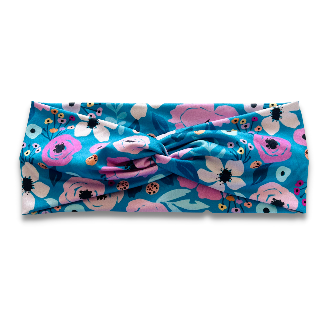Teal Blooms Sweetheart (with removable tie option)  Sewing Sweethearts Sweetheart  