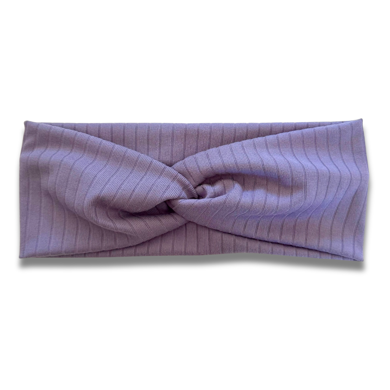 Dark Lavender Ribbed Sweetheart Headband (or removable tie option) Sewing Sweethearts Sweetheart
