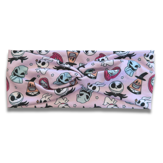 Nightmare Sweetheart Headband (or removable tie option) Sewing Sweethearts Sweetheart