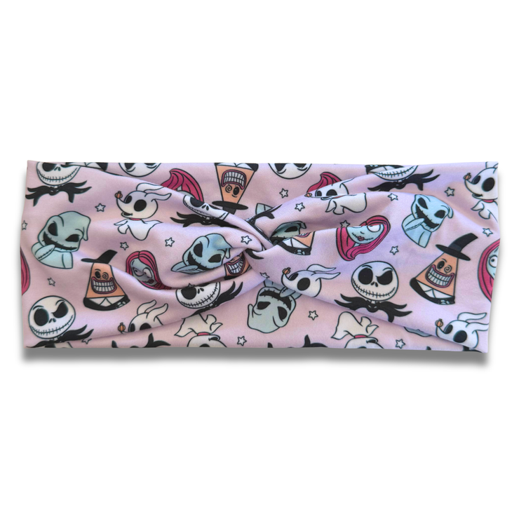 Nightmare Sweetheart Headband (or removable tie option) Sewing Sweethearts Sweetheart