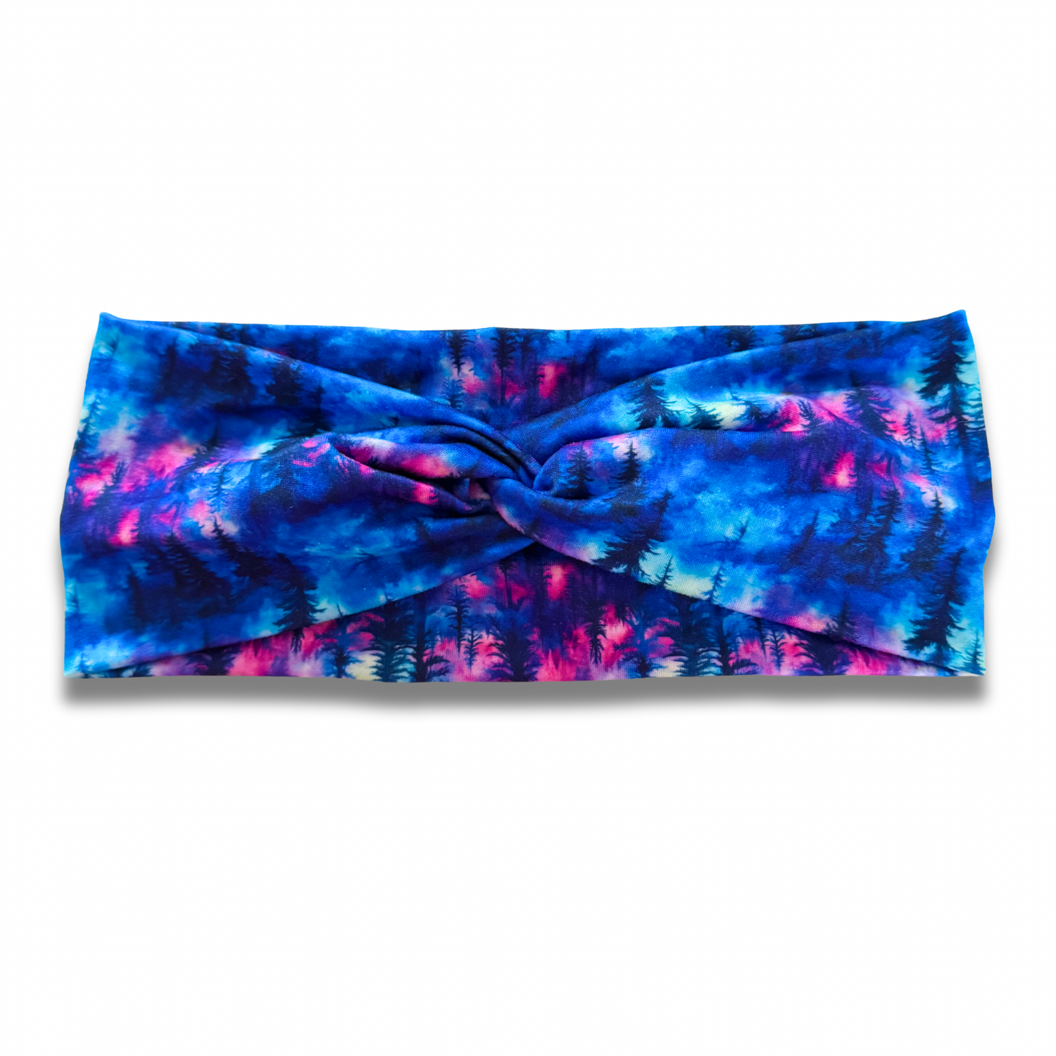 Northern Lights Forest Sweetheart Headband (or removable tie option) Sewing Sweethearts Sweetheart