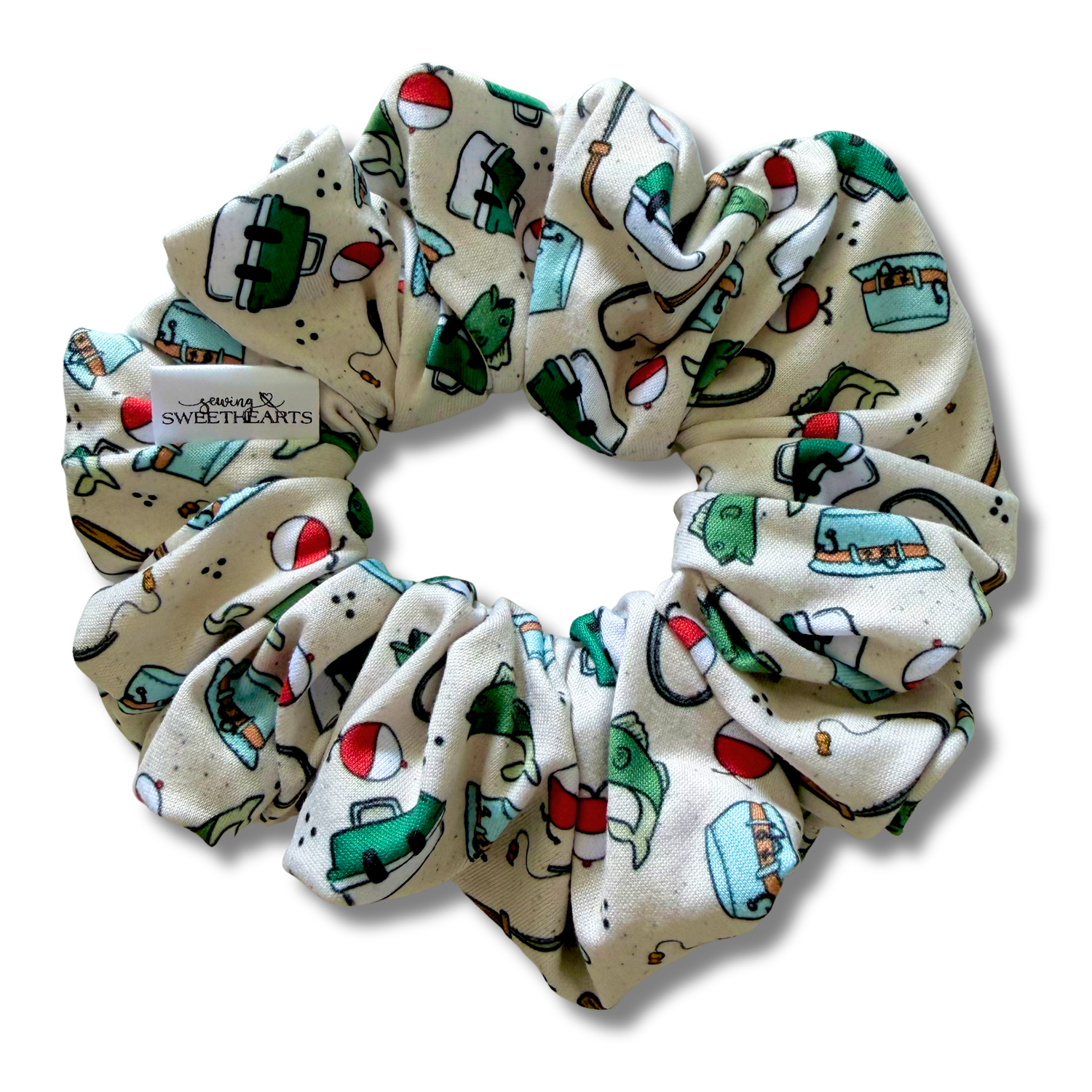 Fishing Scrunchie Sewing Sweethearts
