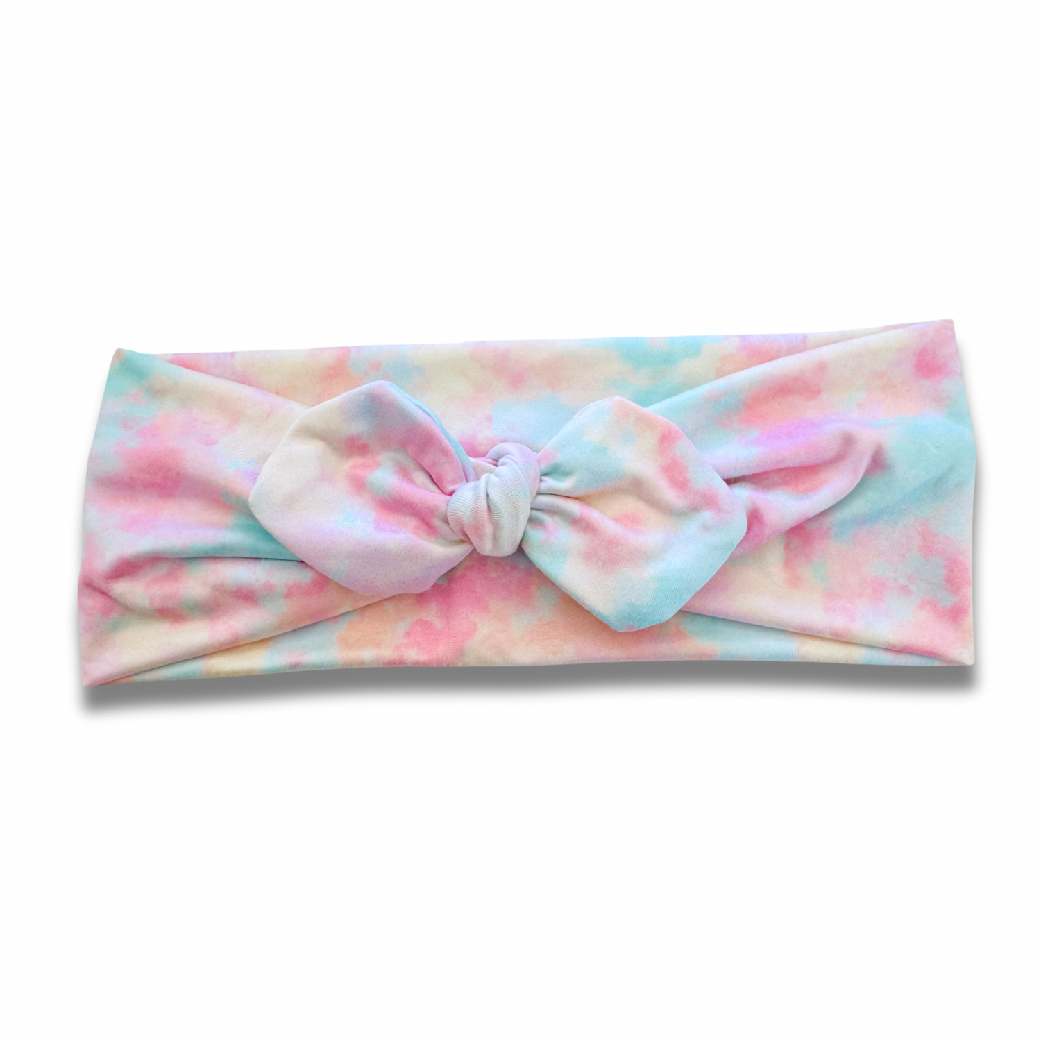 Pastel Tie Dye Sweetheart Headband (or removable tie option) Sewing Sweethearts Sweetheart with Removable Tie