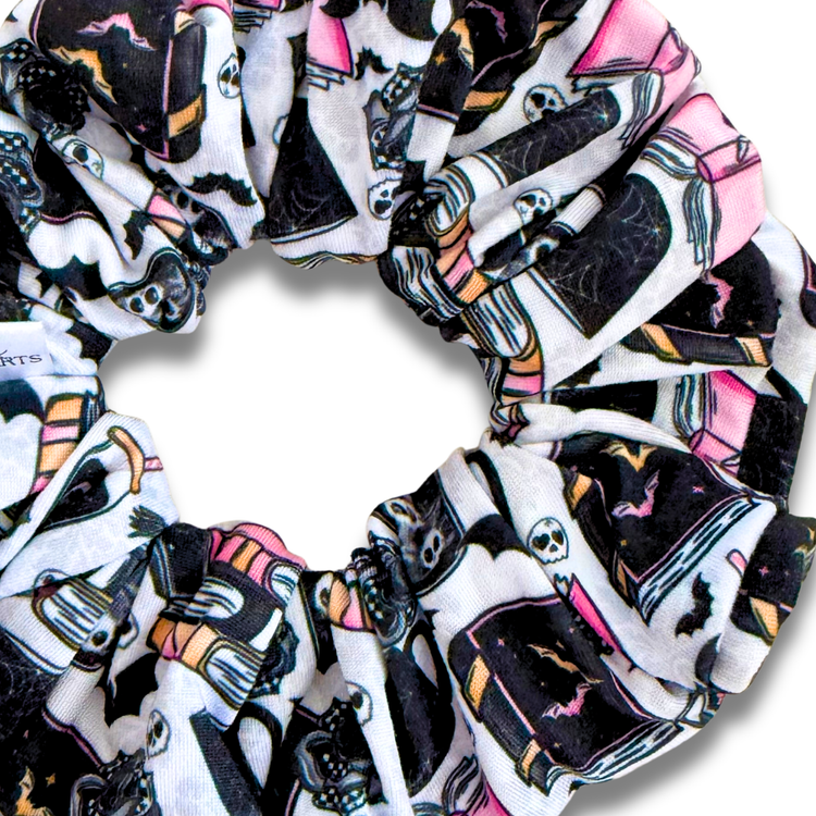 Spooky Books Scrunchie Sewing Sweethearts