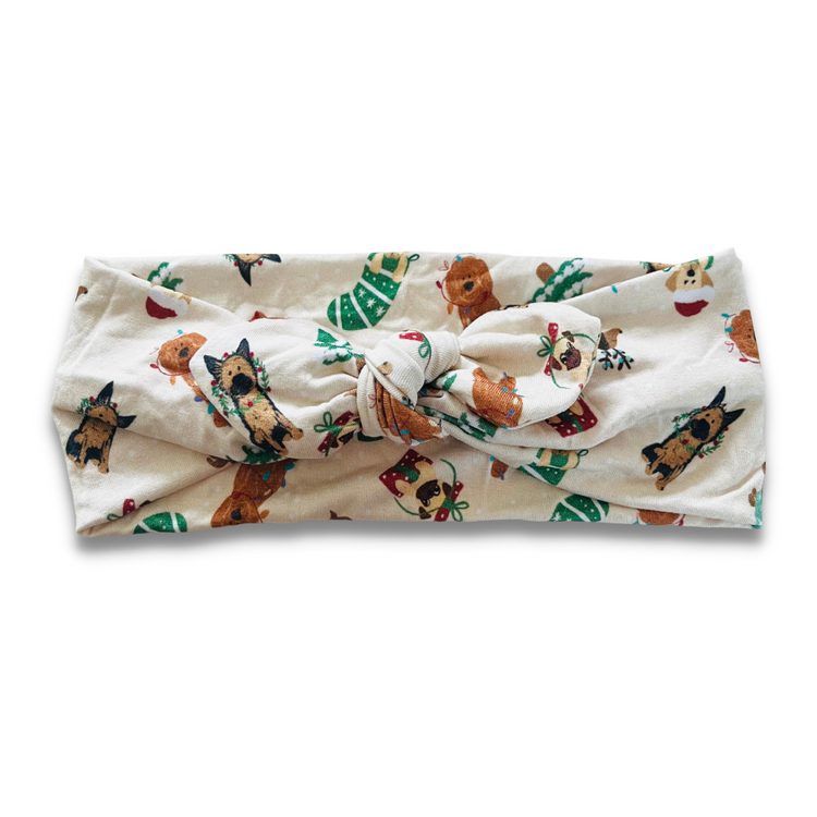 Holiday Pups Sweetheart (or removable tie option)  Sewing Sweethearts Sweetheart with removable tie  