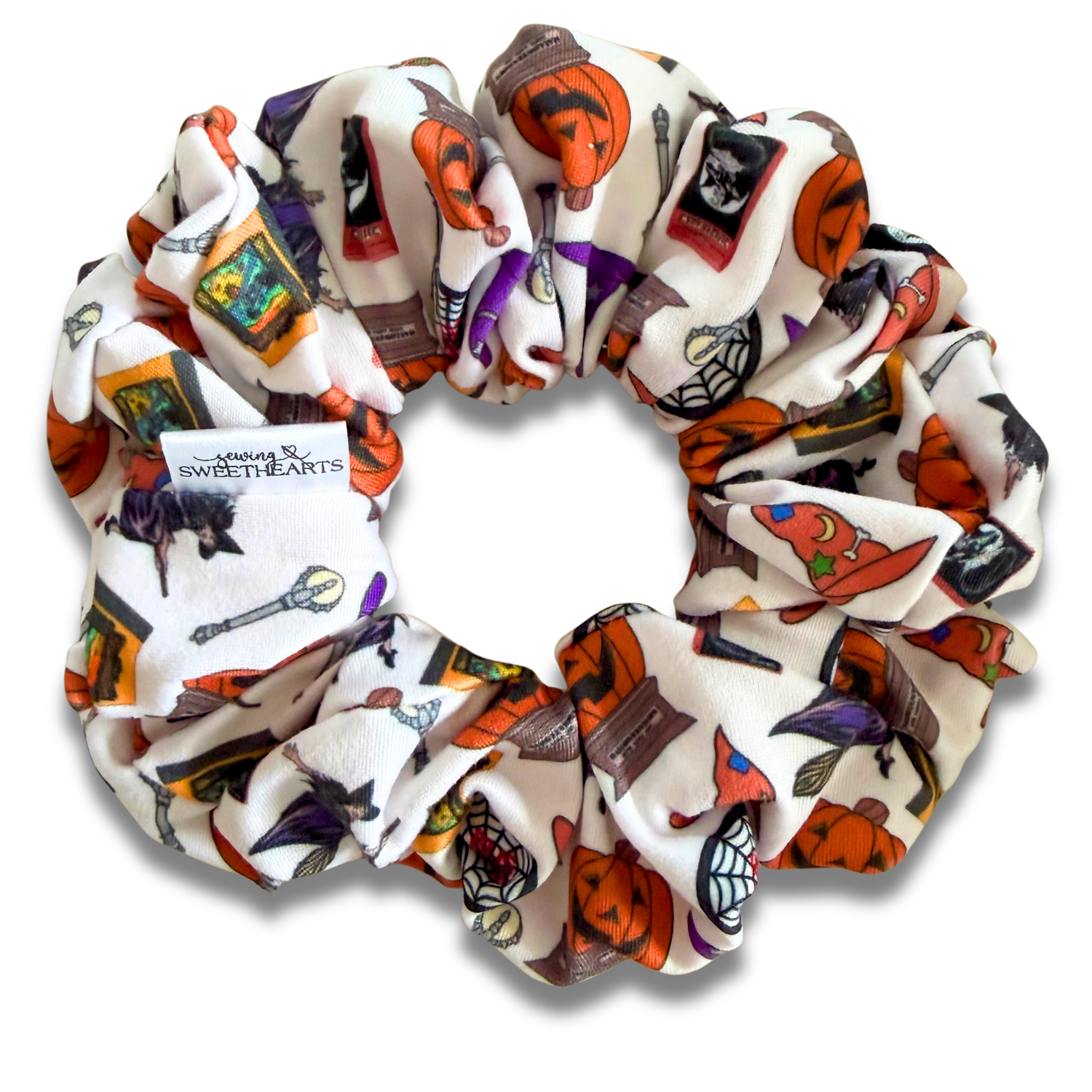 Halloween University Scrunchie Sewing Sweethearts