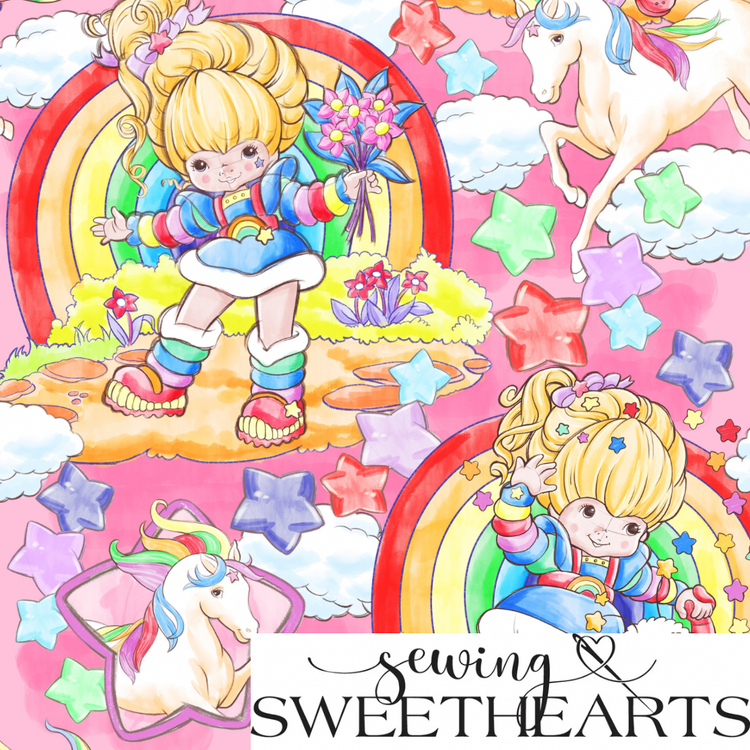80s Rainbow Minky Blanket PREORDER (~4 weeks before shipping)  Sewing Sweethearts   
