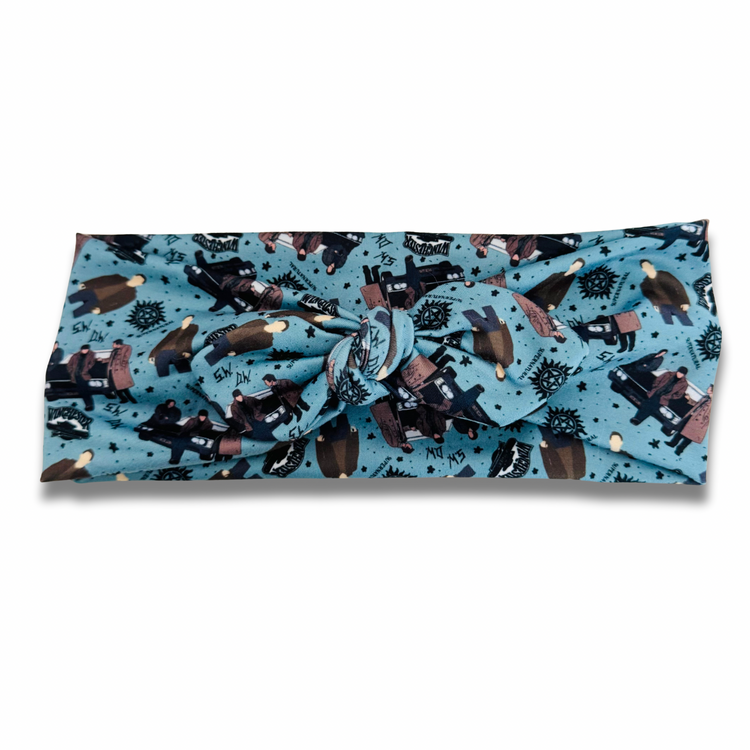 Brother Hunters Sweetheart Headband (or removable tie option)