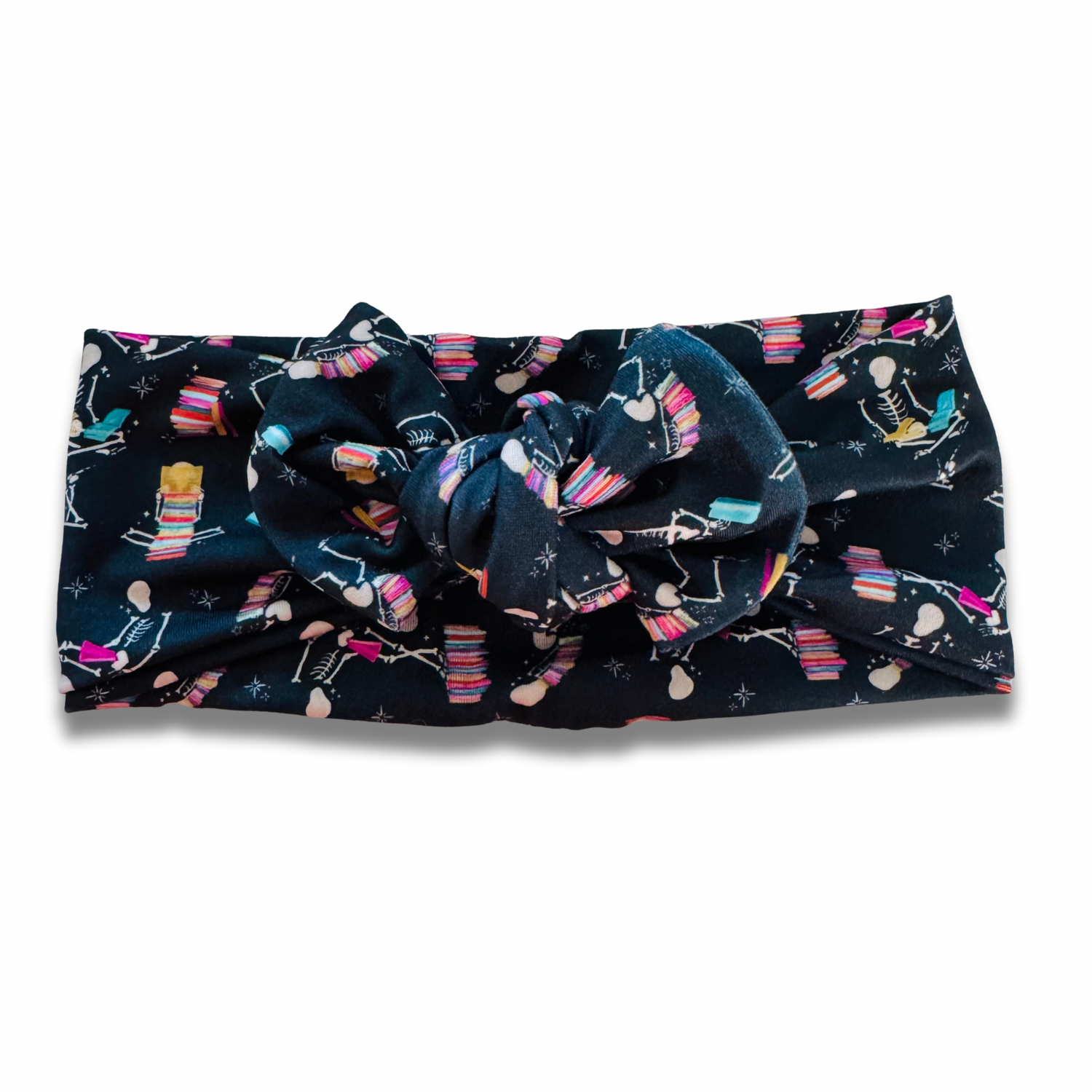 Bookish Skeletons Sweetie Headband Sewing Sweethearts