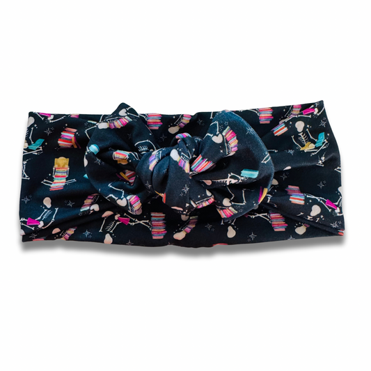 Bookish Skeletons Sweetie Headband Sewing Sweethearts