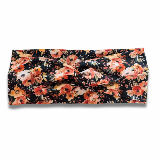 Autumn Blooms Sweetheart Headband (or removable tie option) Sewing Sweethearts Sweetheart