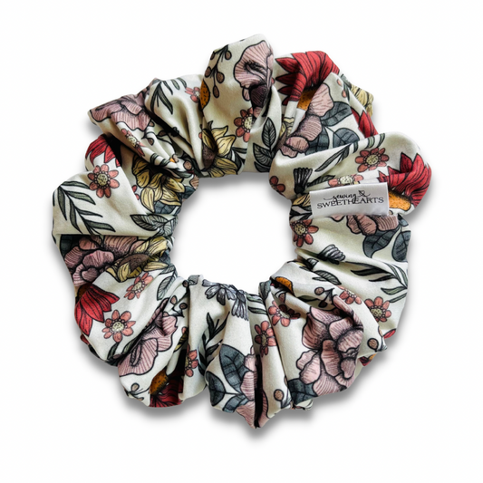 Vintage Garden Scrunchie  Sewing Sweethearts   