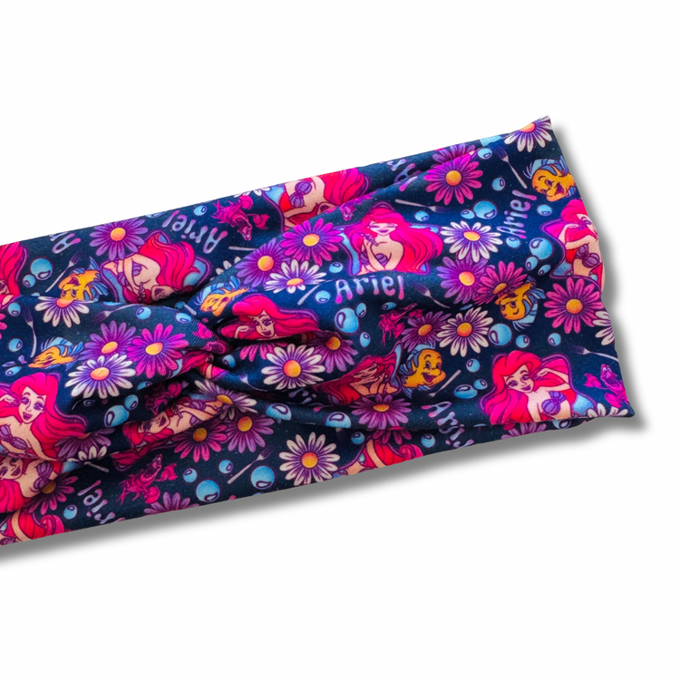 Mermaid Princess Sweetheart Headband (or removable tie option) Sewing Sweethearts