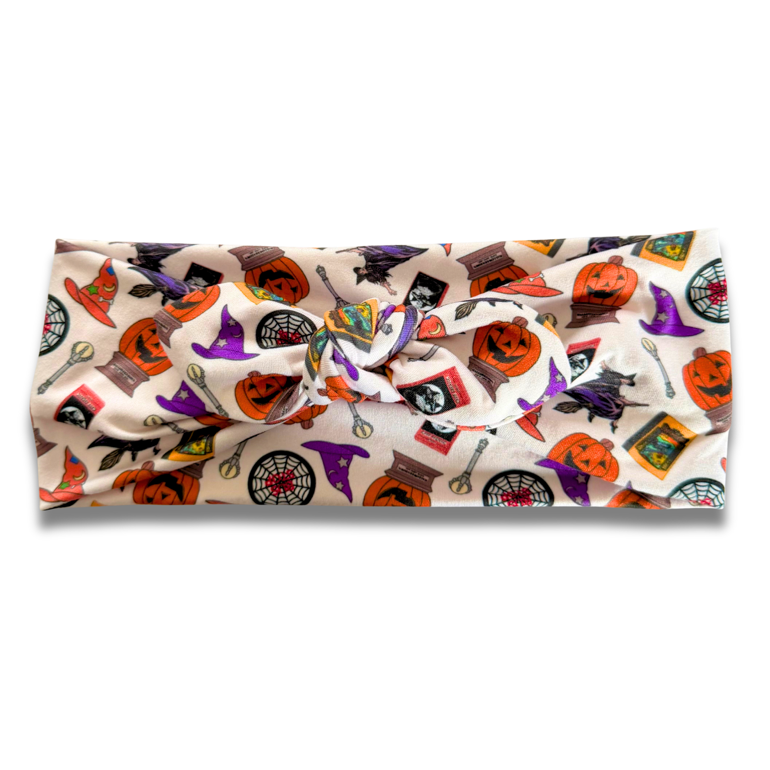 Halloween University Sweetheart Headband (or removable tie option) Sewing Sweethearts Sweetheart with Removable Tie