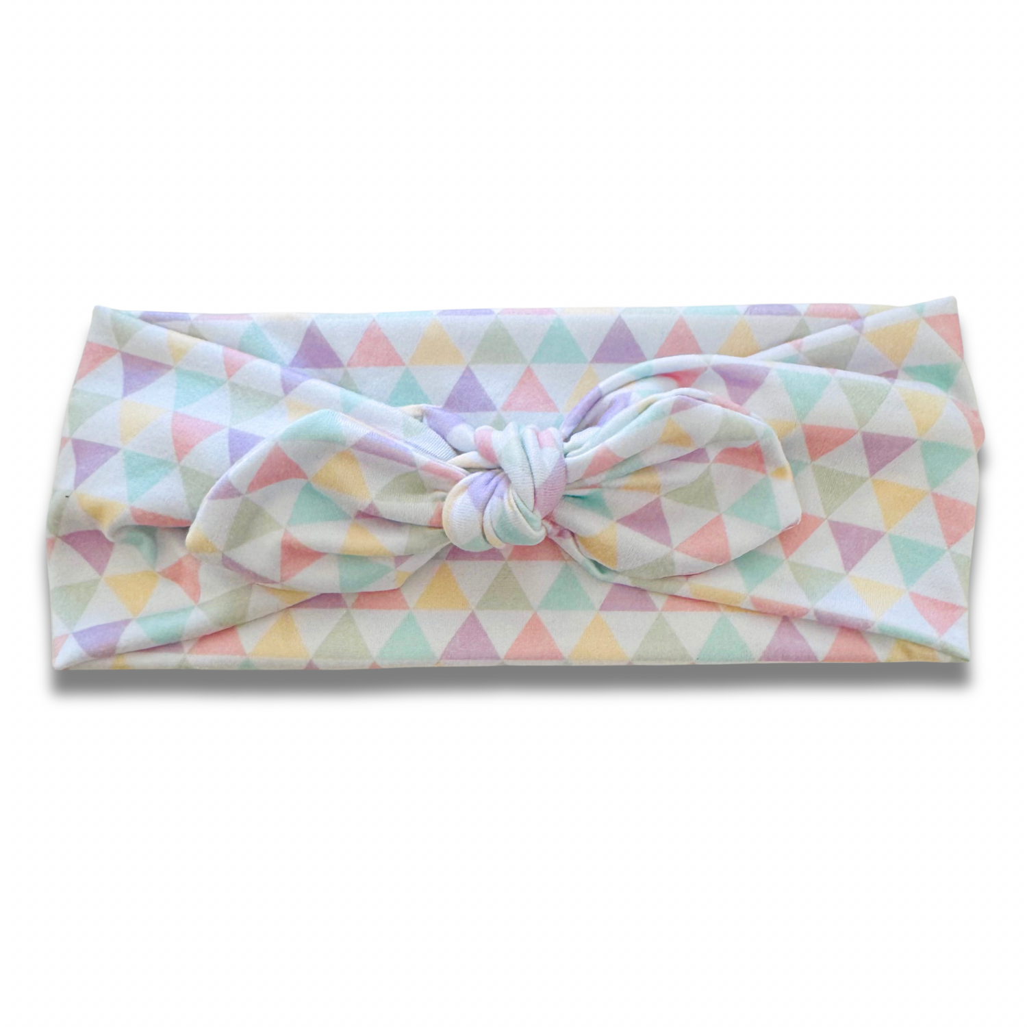 Rainbow Tessellate Sweetheart Headband (or removable tie option) Sewing Sweethearts Sweetheart with Removable Tie